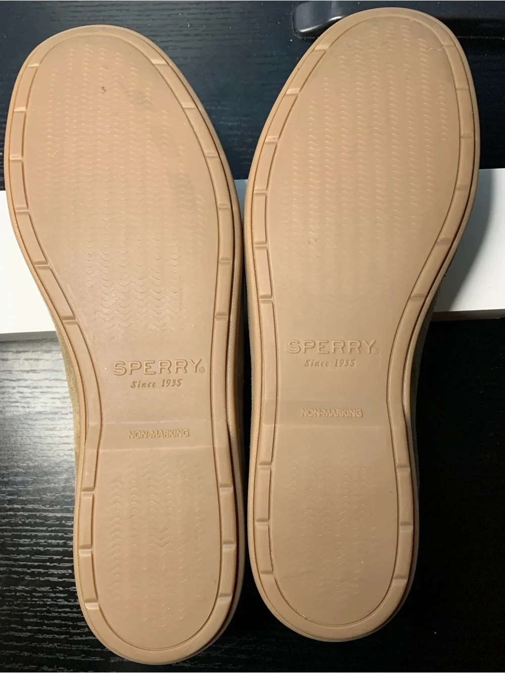 Sperry Women's Taupe Suede Moccasin Loafers